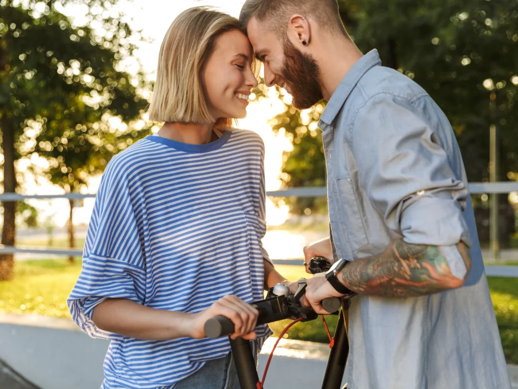 GirthPro patient with is wife smiling at him
